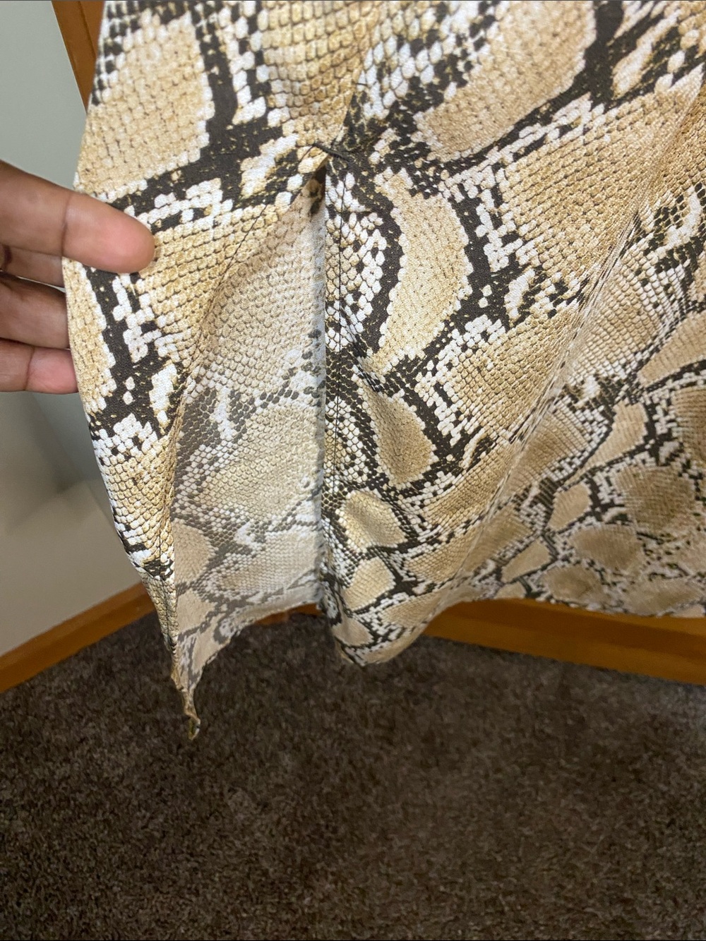 NWT H&M Snake Print Slip Dress - Picture 4 of 5